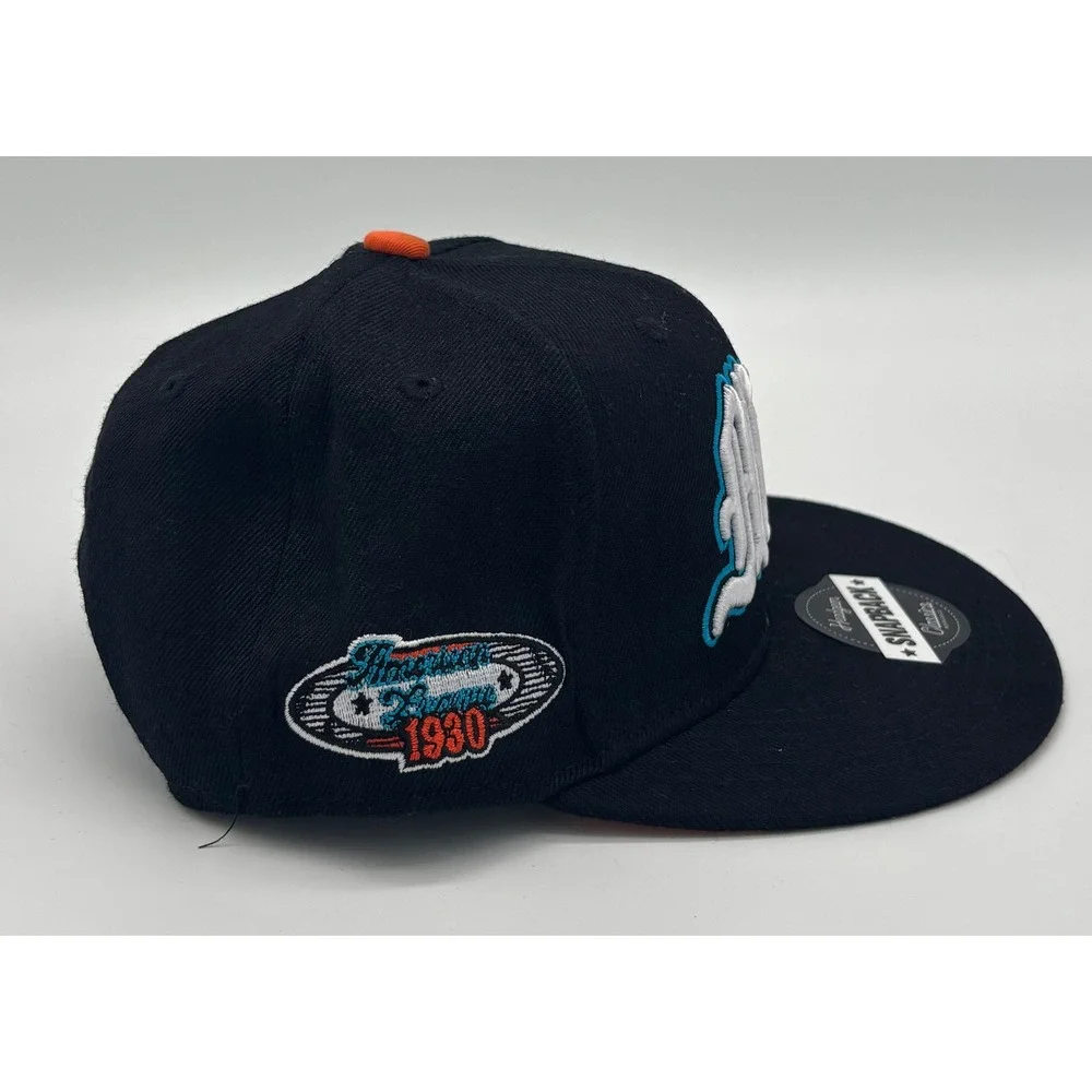 Headgear Classics Miami Giants Black Youth Snapback Hat Negro League